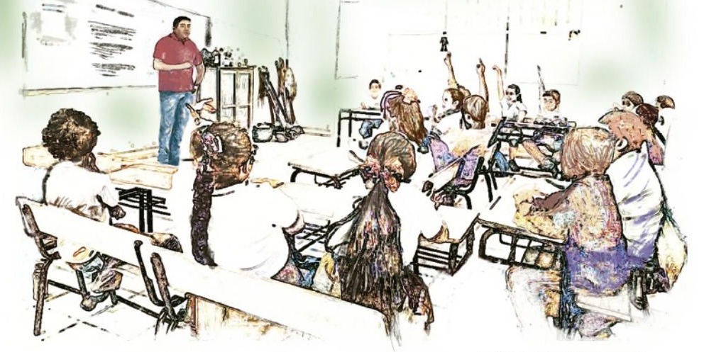 Ilustración del libro de texto oficial
