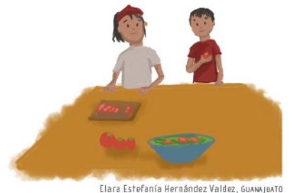 Ilustración del libro de texto oficial