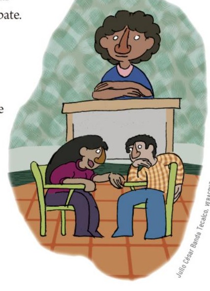 Ilustración del libro de texto oficial