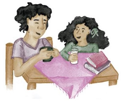 Ilustración del libro de texto oficial