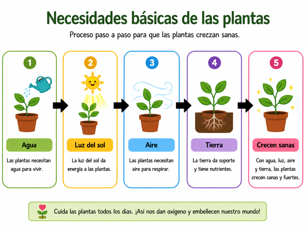 Necesidades básicas de las plantas — imagen 1 de 1