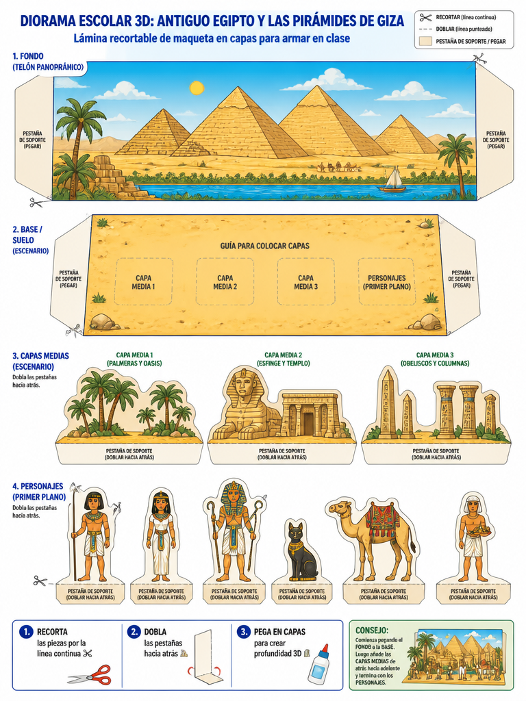 Antiguo Egipto y las Pirámides de Giza — imagen 1 de 1
