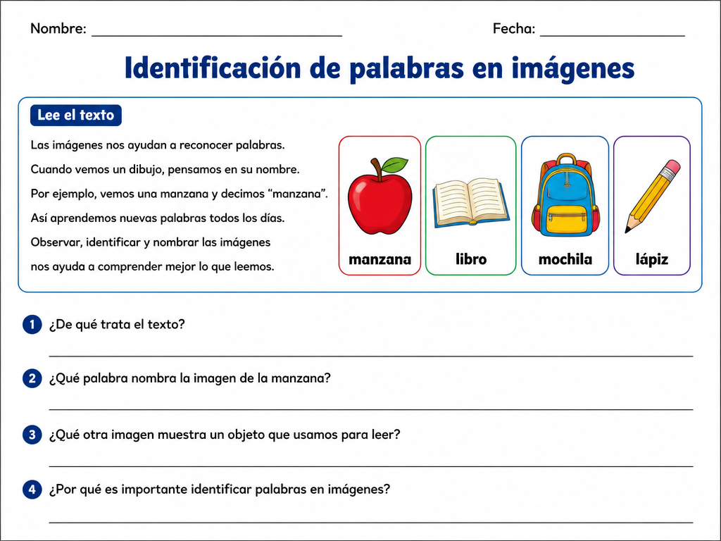 Identificación de palabras en imágenes — imagen 1 de 1