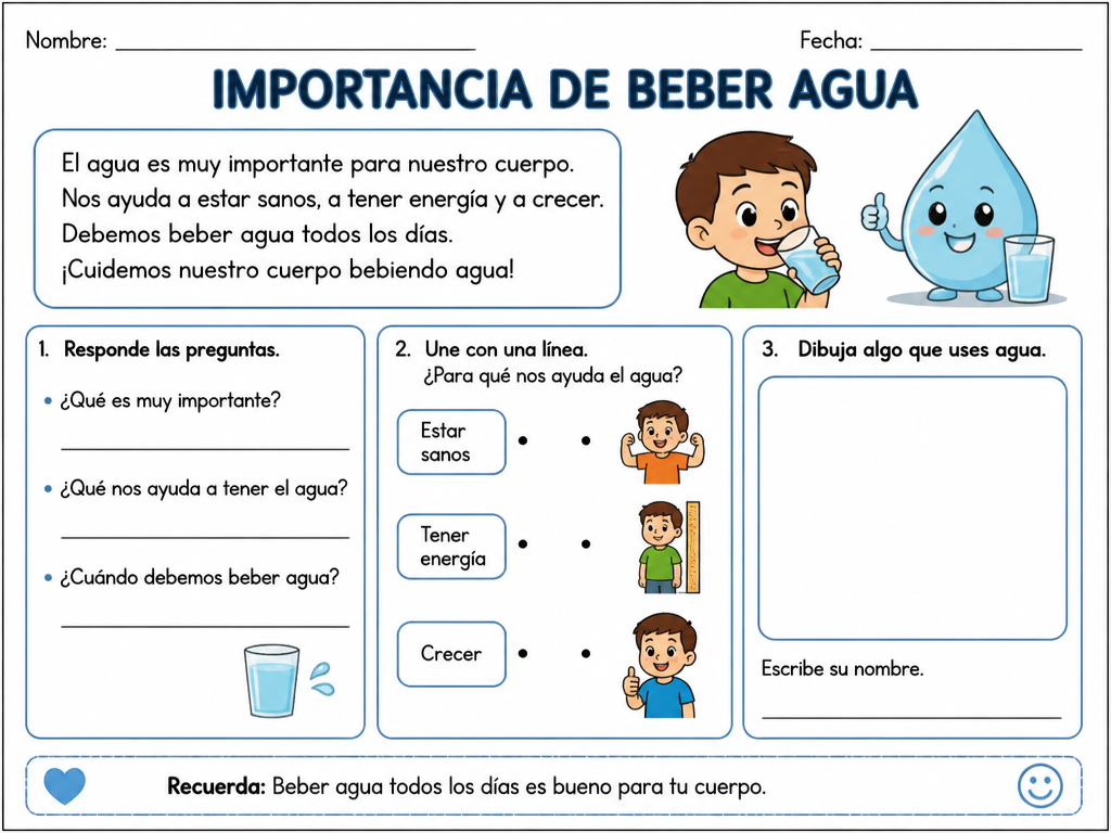 Importancia de beber agua — imagen 1 de 1