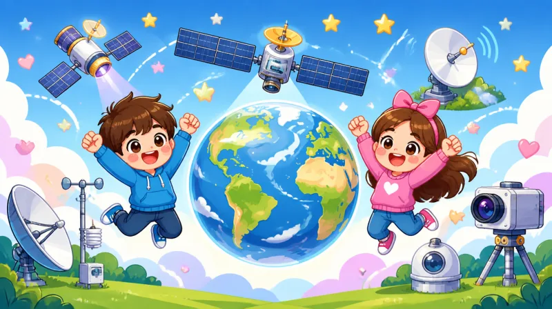 La Tierra a vista de satélite (Instrumentos)