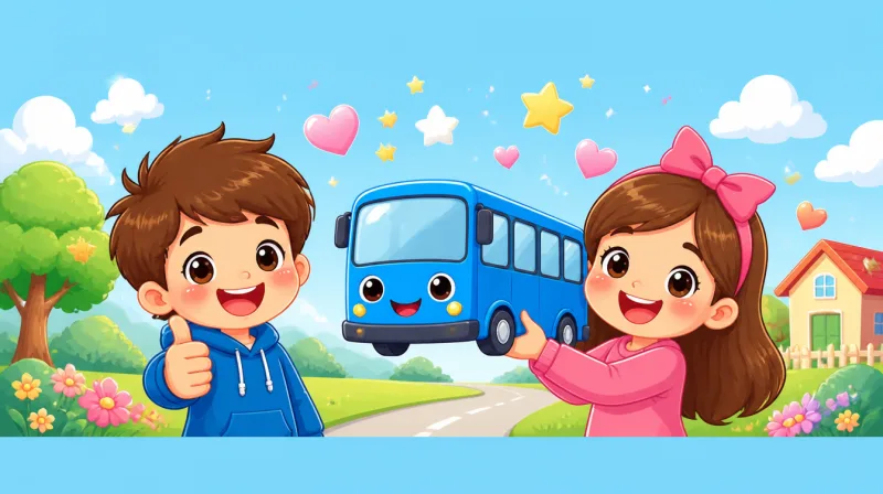 El bus azul (aprendizaje del catalán)