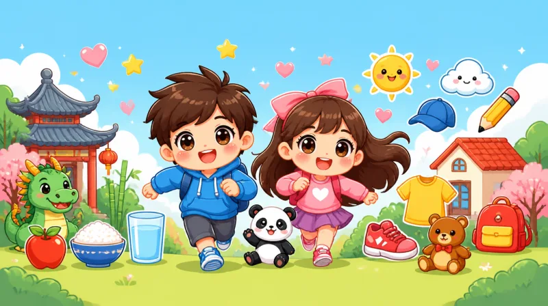 Vocabulario básico niños chinos