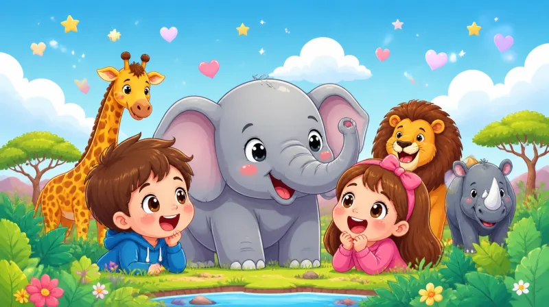 El elefante y otros grandes animales