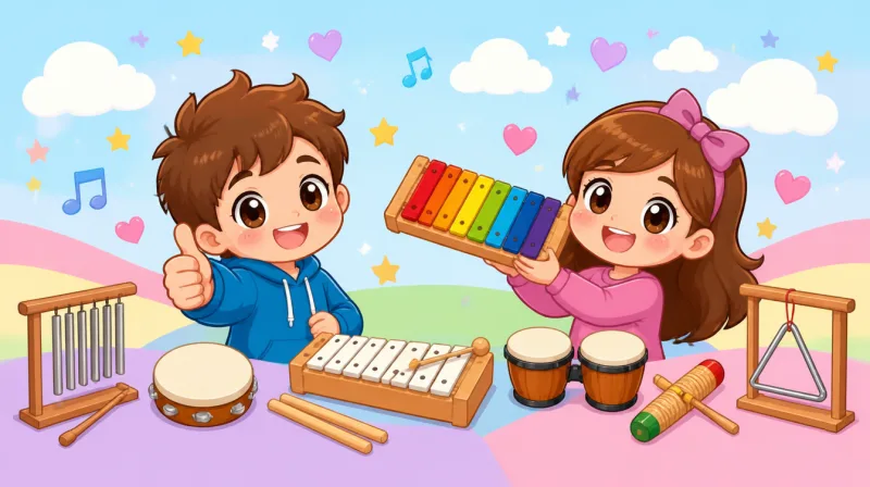 Los instrumentos de percusión Orff