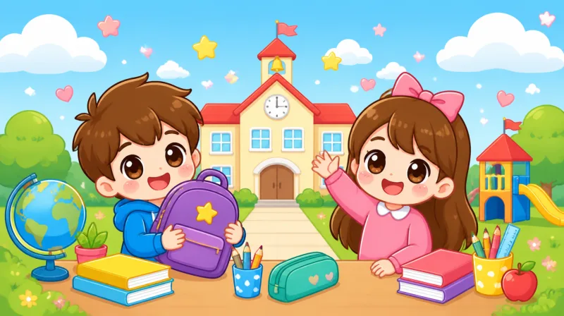 At school