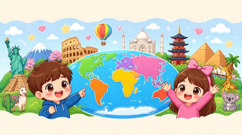 Continentes y países