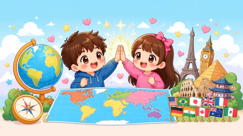 Coordenadas y países