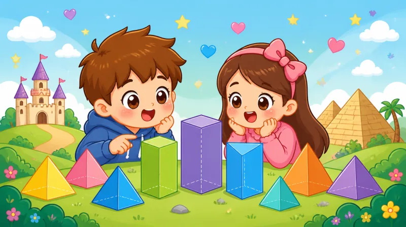 Prismas y pirámides 5° y 6° grado