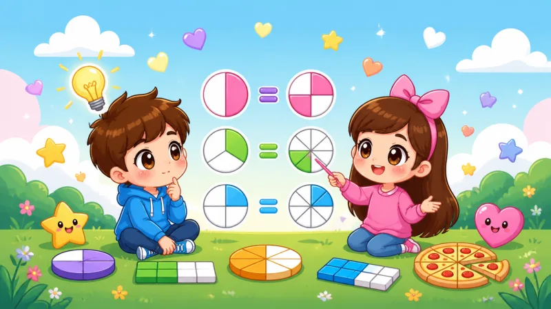 Fracciones equivalente