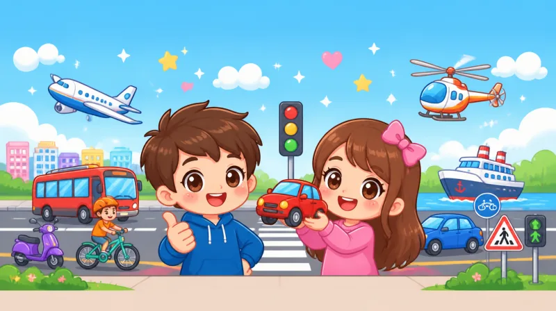Medios de transporte y educación vial