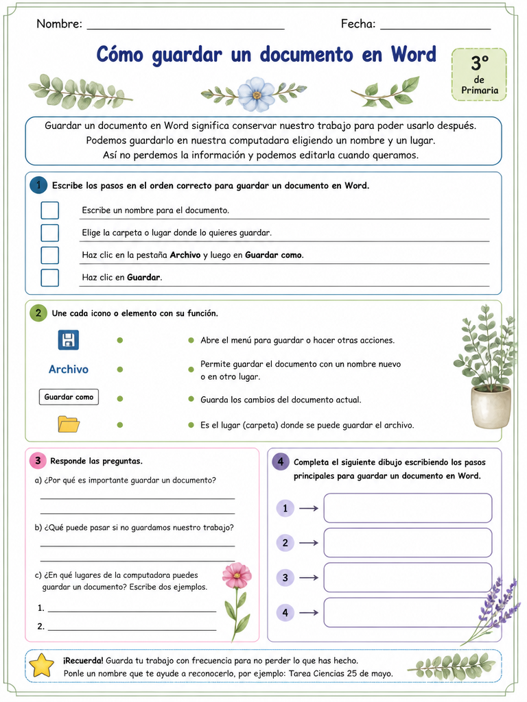 Cómo guardar un documento en word — imagen 1 de 1
