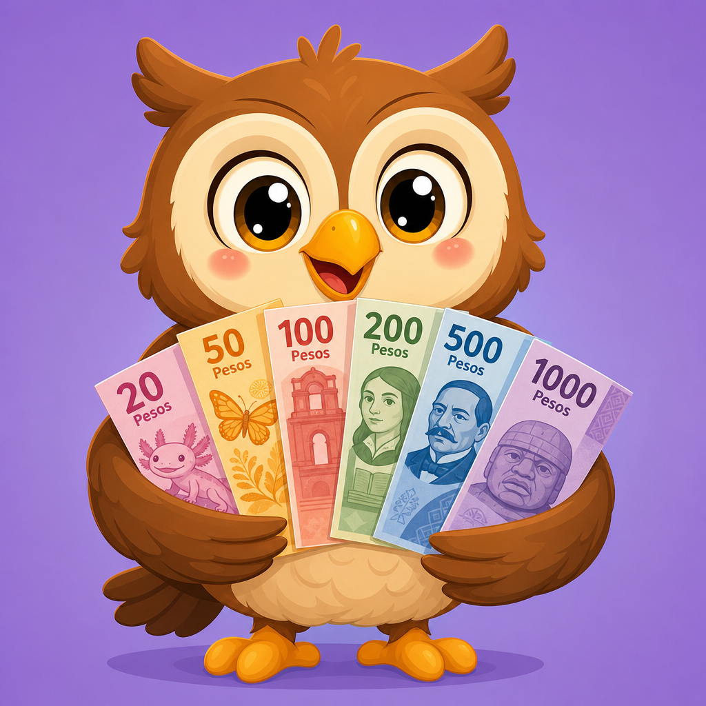 billetes didácticos para imprimir mexicanos