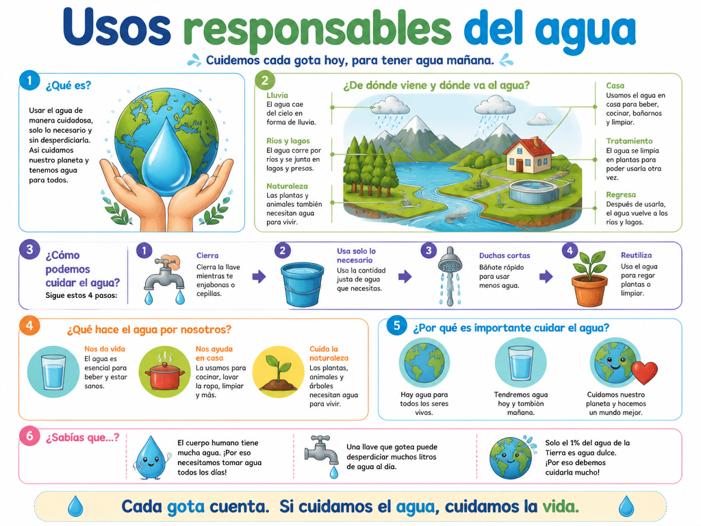 Usos responsables del agua — imagen 1 de 1