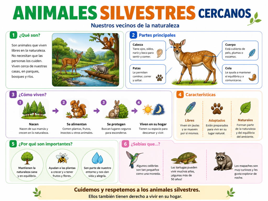 Animales silvestres cercanos — imagen 1 de 1