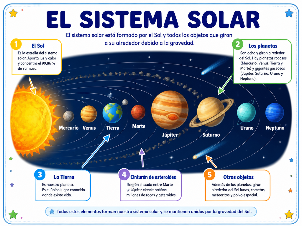 El Sistema Solar — imagen 1 de 1