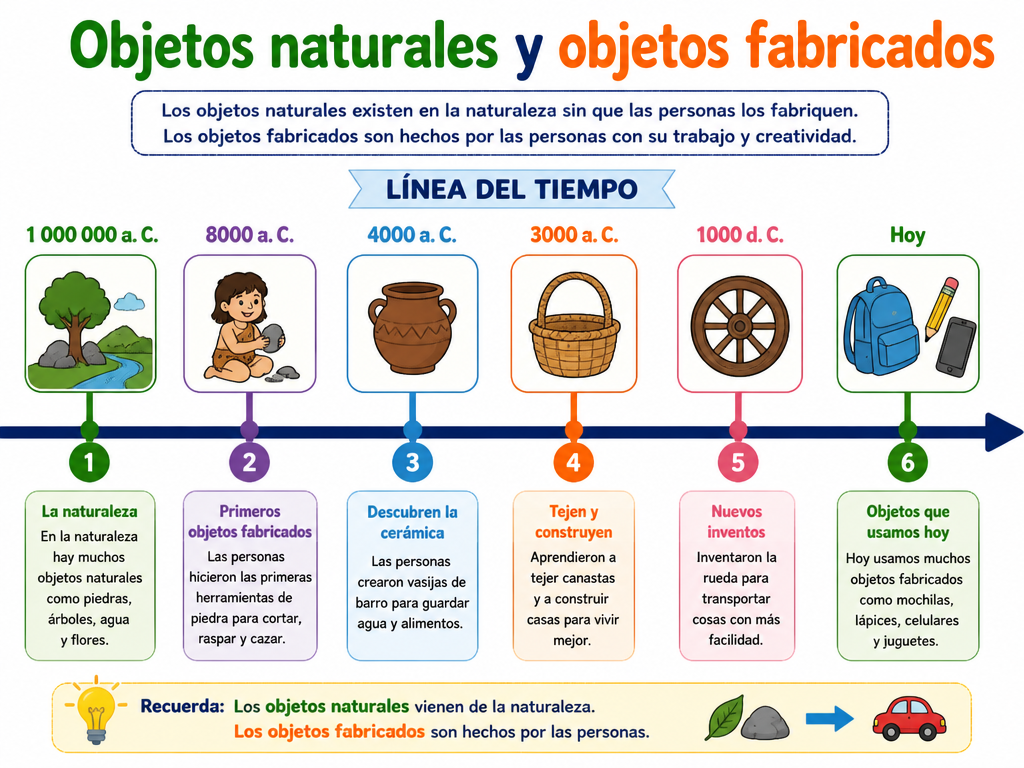 Objetos naturales y objetos fabricados — imagen 1 de 1