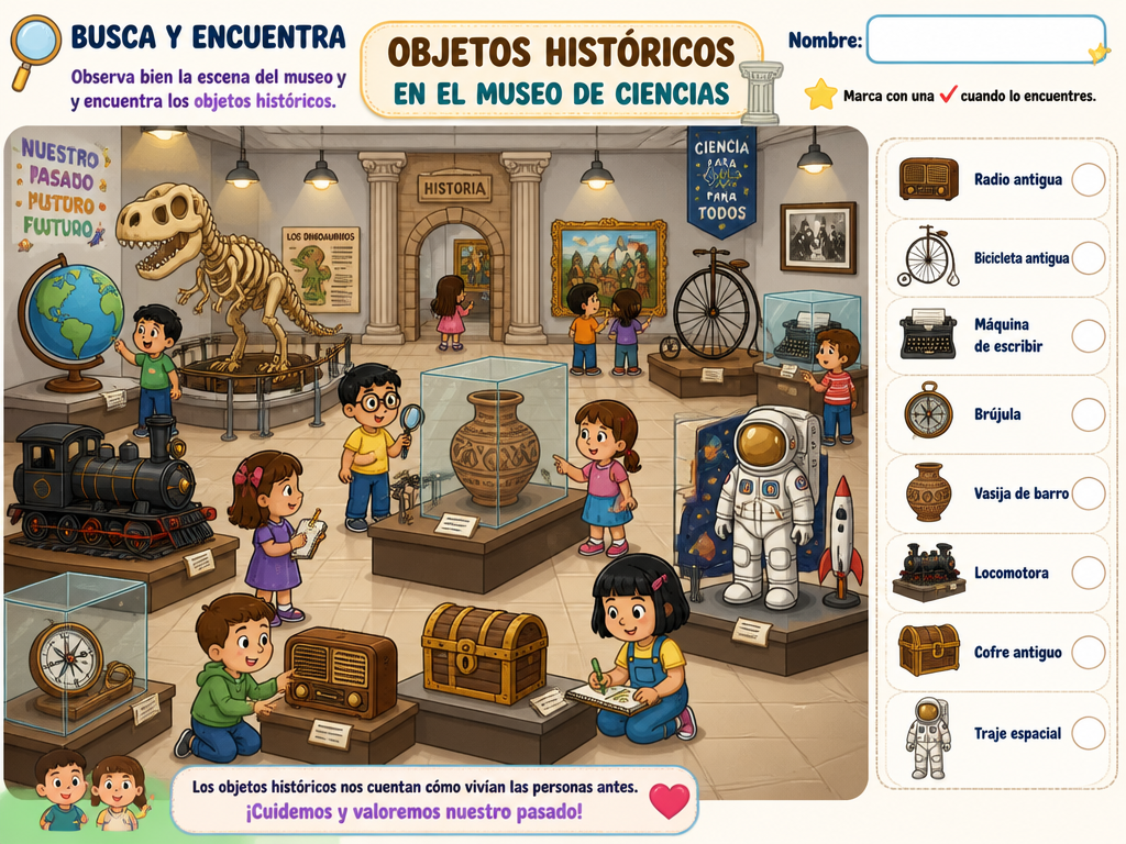 Objetos Históricos en el Museo de Ciencias