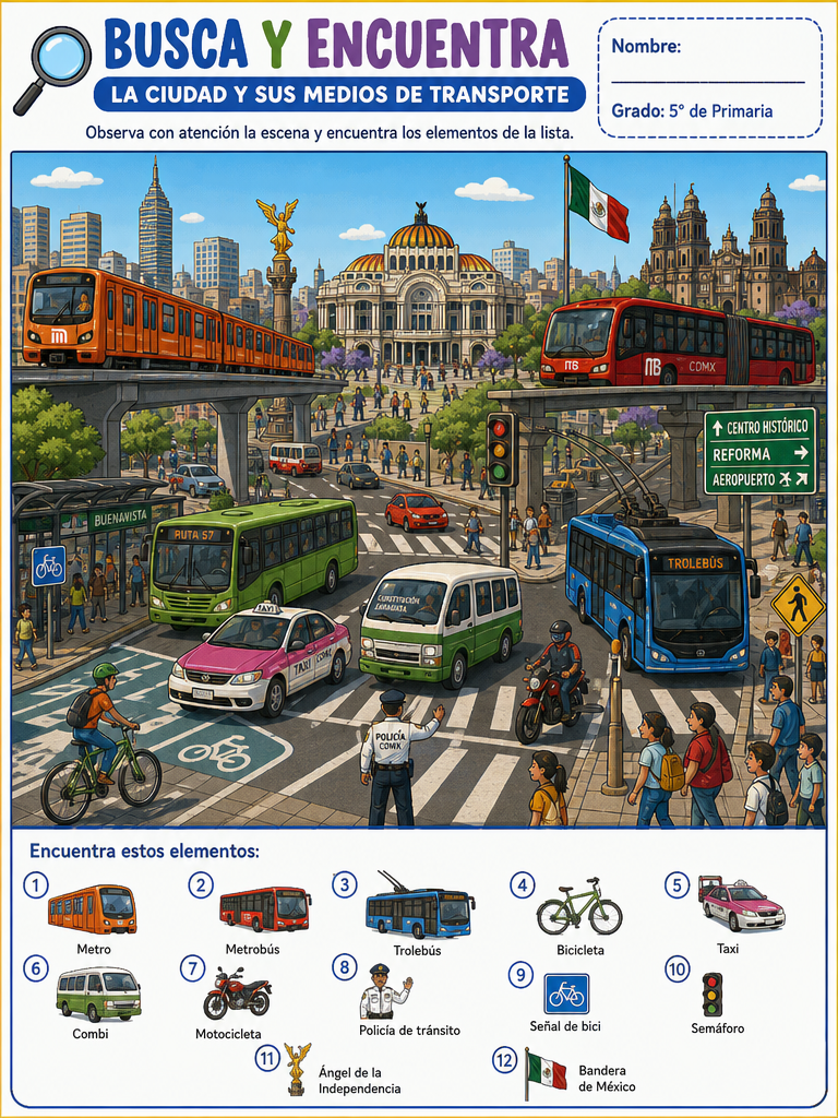 La Ciudad y sus Medios de Transporte