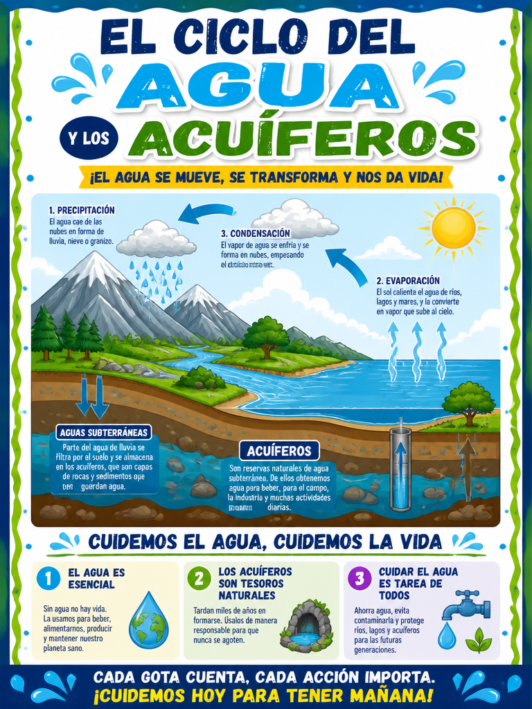 El Ciclo del Agua y los Acuíferos