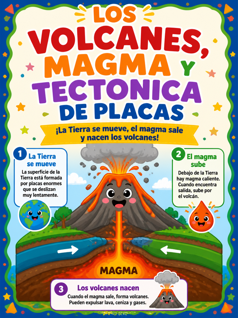 Los Volcanes, Magma y Tectónica de Placas