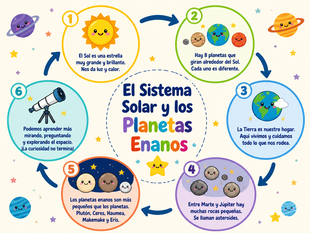 El Sistema Solar y los Planetas Enanos