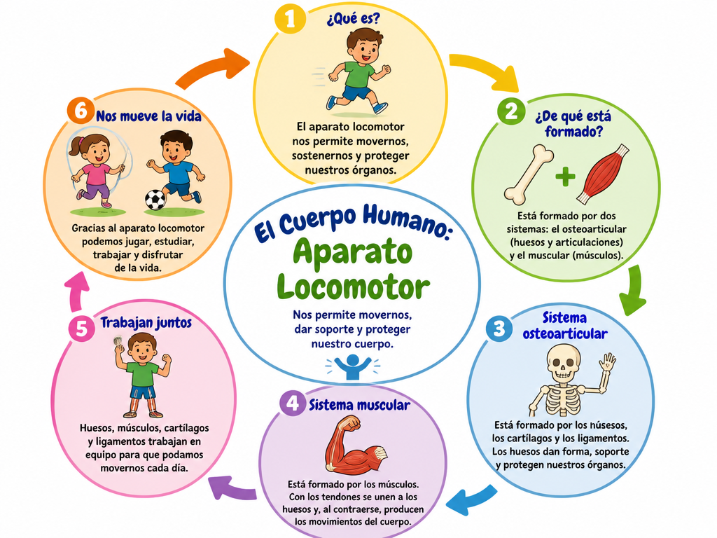 El Cuerpo Humano: Aparato Locomotor