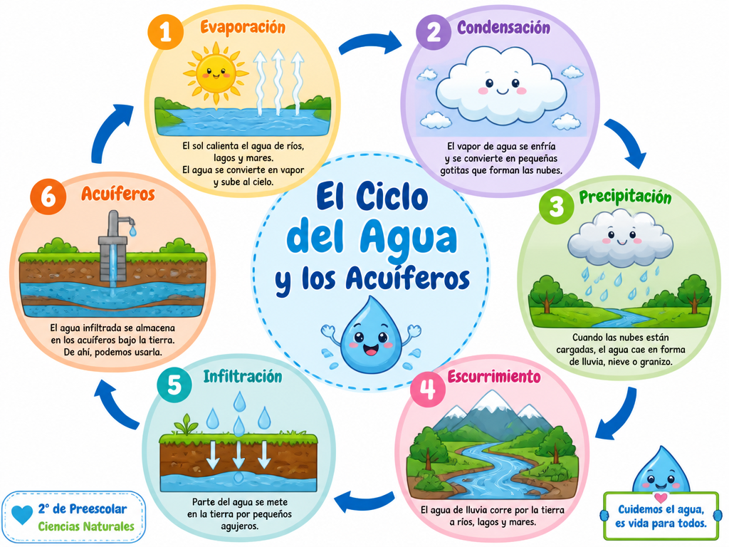 El Ciclo del Agua y los Acuíferos
