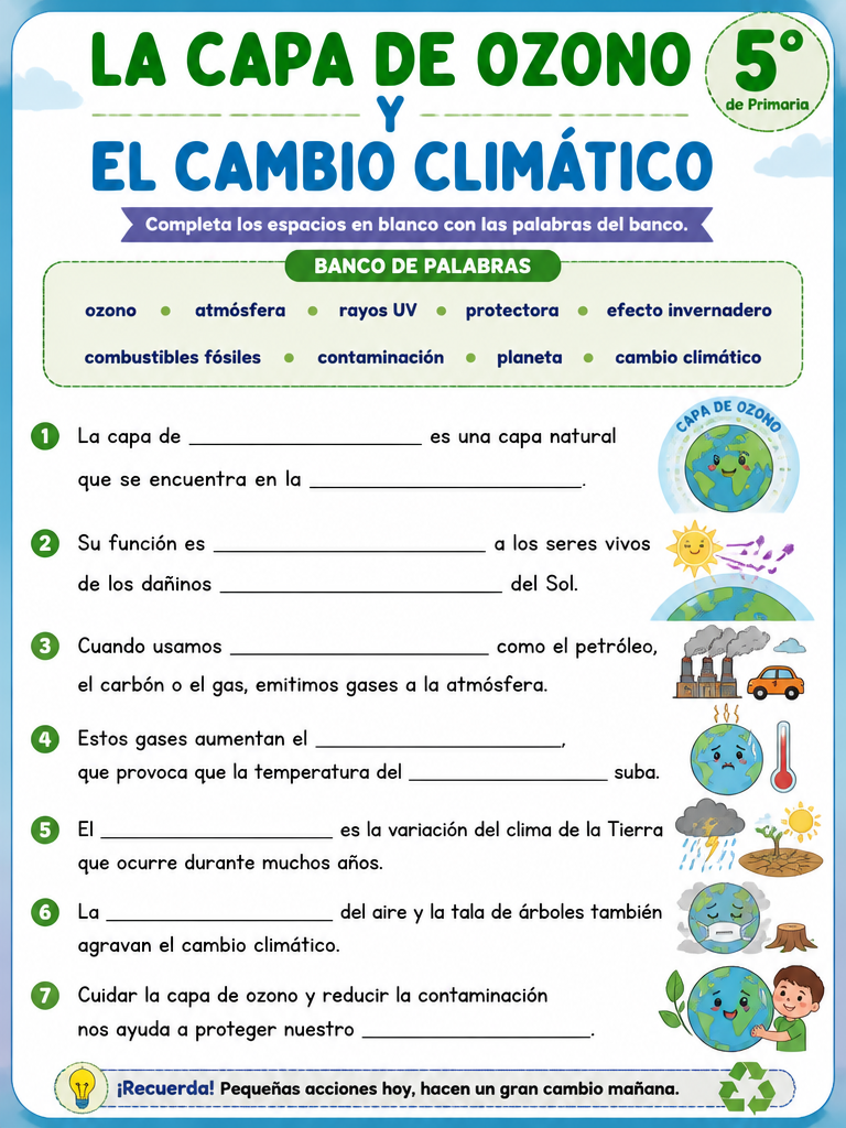 La Capa de Ozono y el Cambio Climático