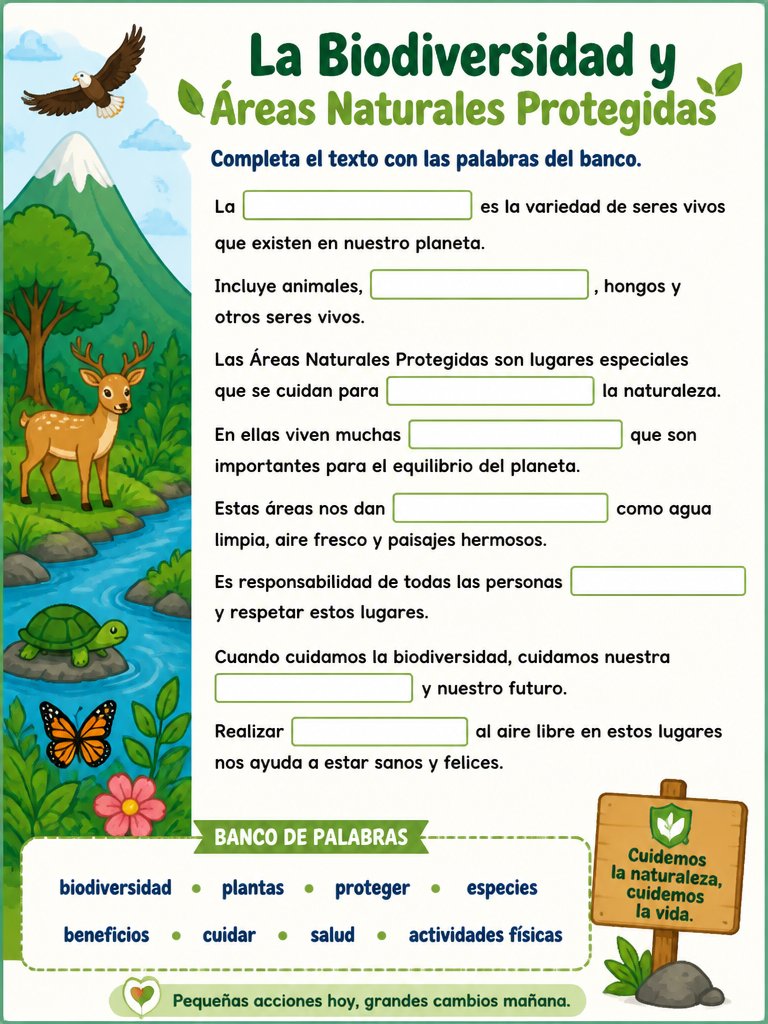 La Biodiversidad y Áreas Naturales Protegidas