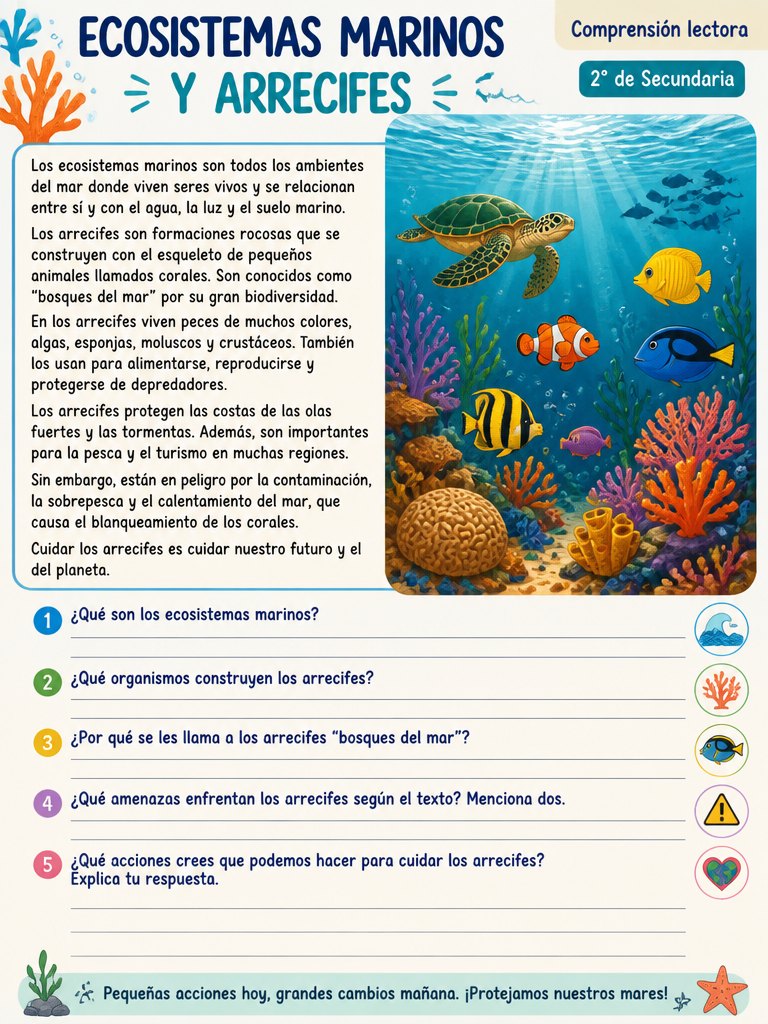 Ecosistemas Marinos y Arrecifes