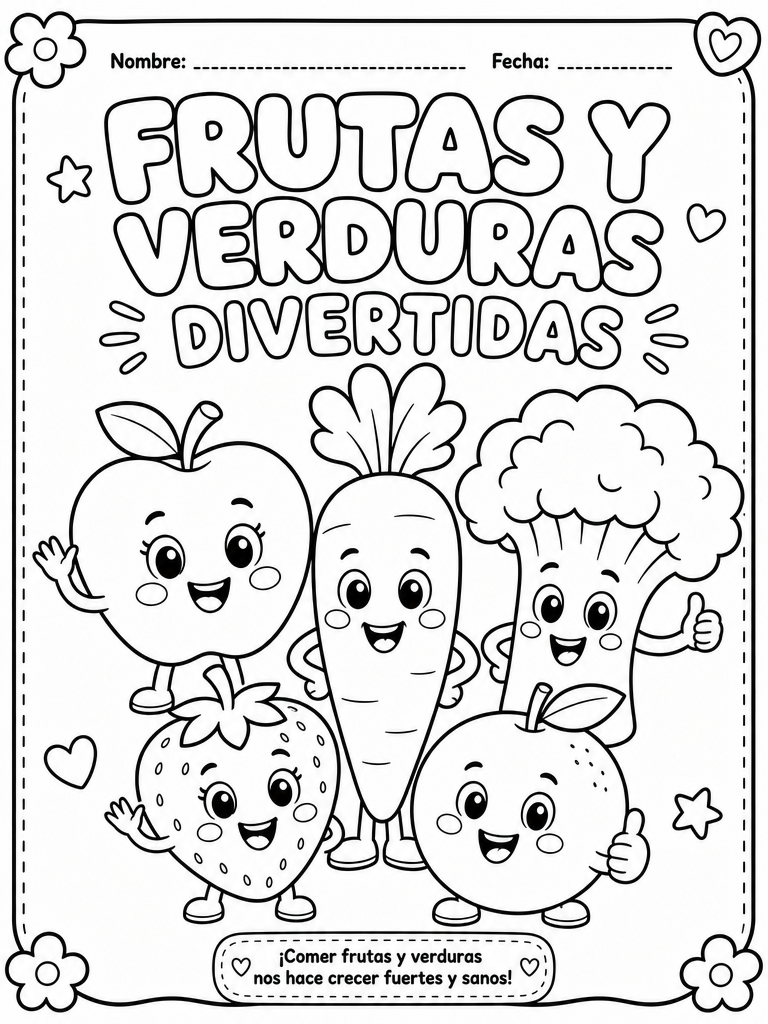 Frutas y Verduras Divertidas