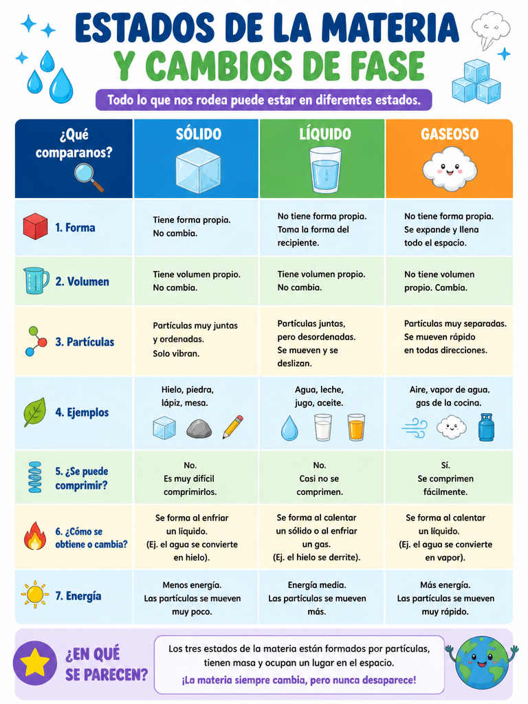 Estados de la Materia y Cambios de Fase