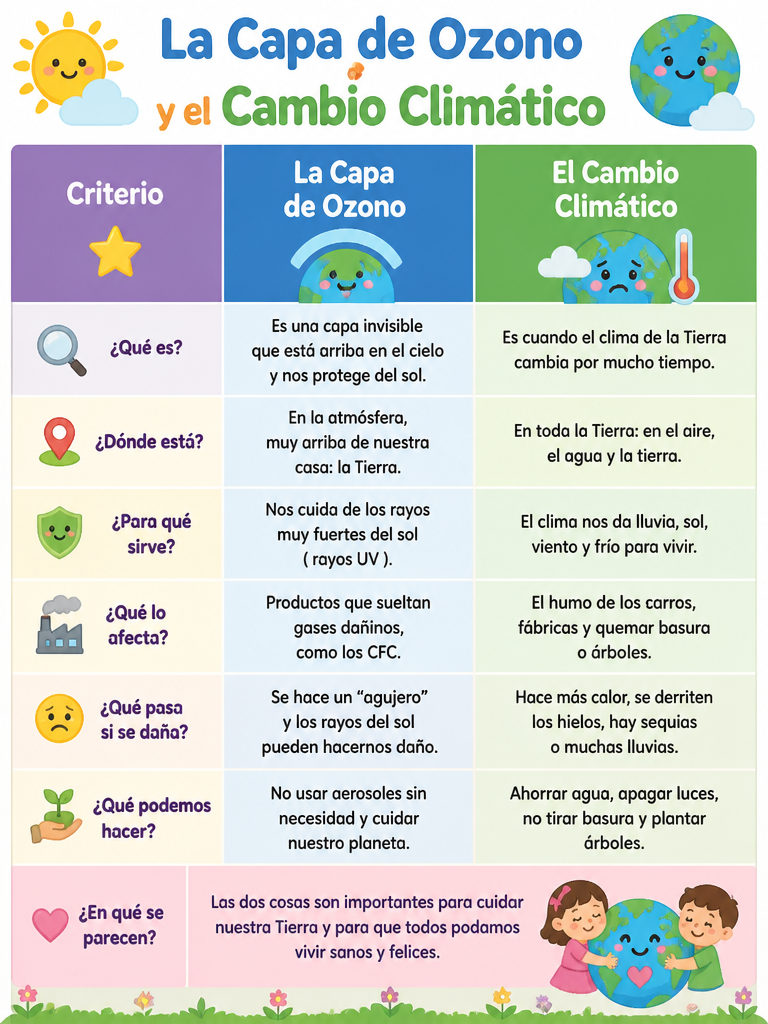 La Capa de Ozono y el Cambio Climático