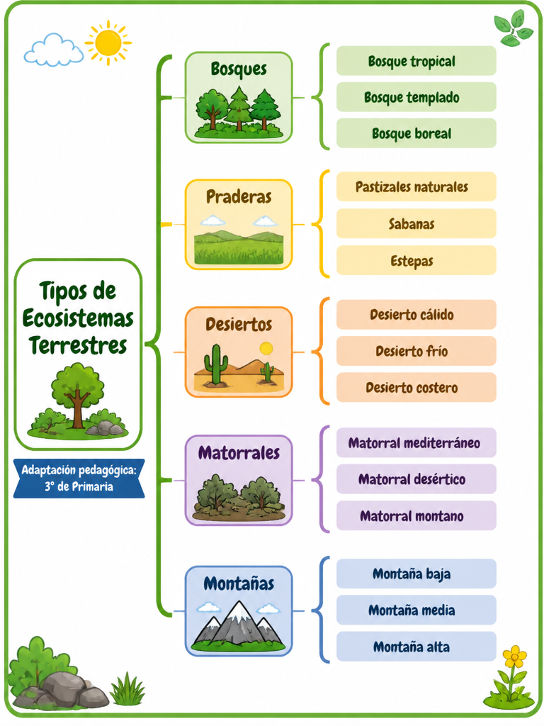 Tipos de Ecosistemas Terrestres