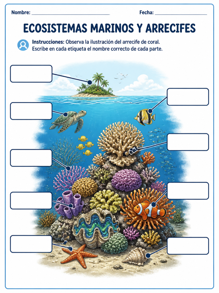 Ecosistemas Marinos y Arrecifes