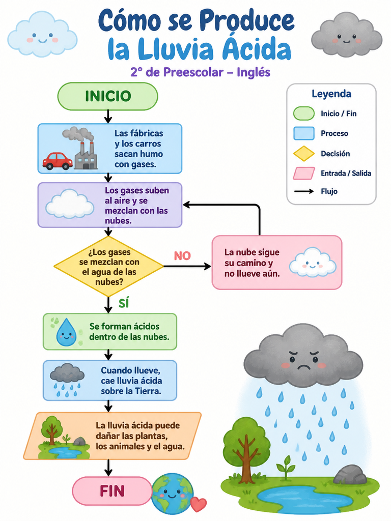 Cómo se Produce la Lluvia Ácida