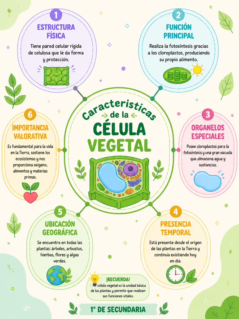 Características de la Célula Vegetal