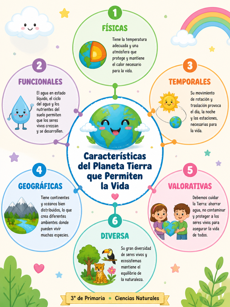 Características del Planeta Tierra que Permiten la Vida