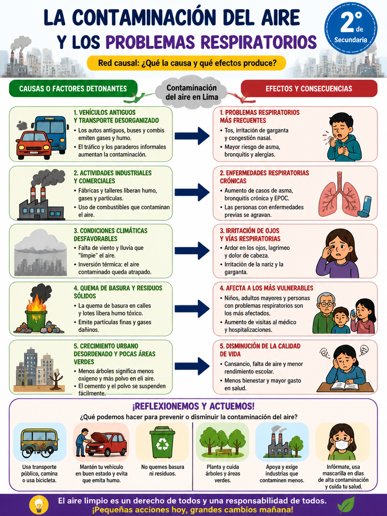 La Contaminación del Aire y los Problemas Respiratorios