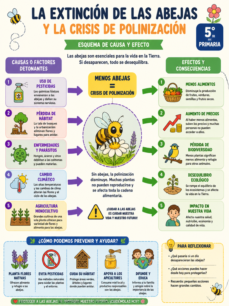 La Extinción de las Abejas y la Crisis de Polinización
