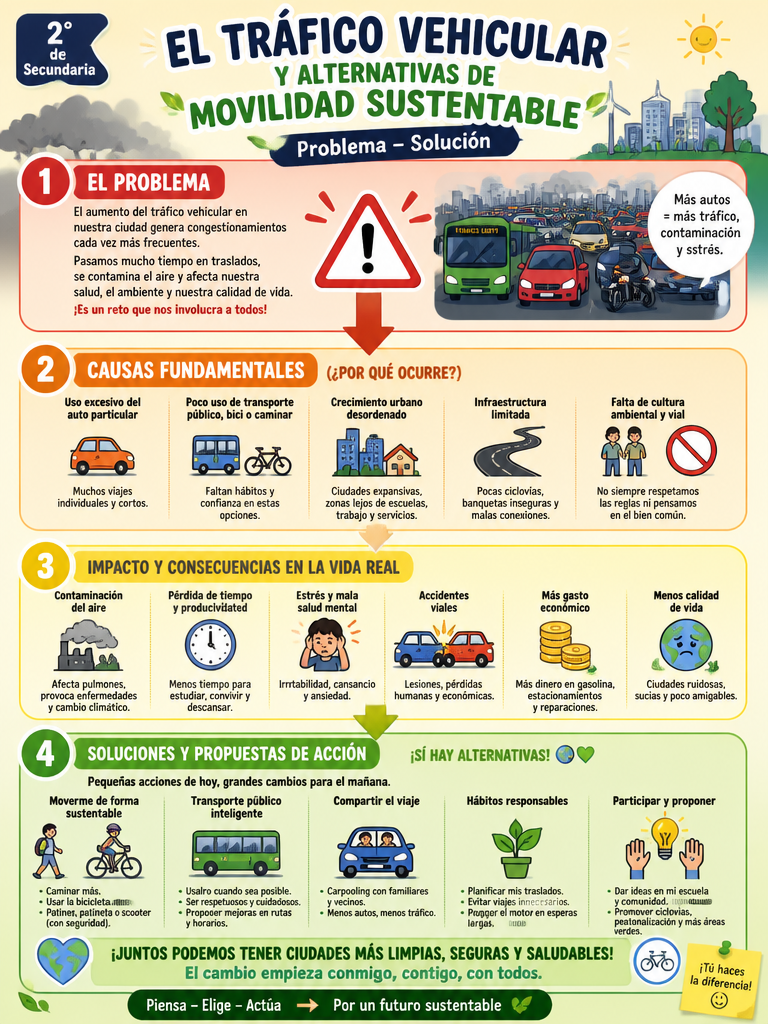 El Tráfico Vehicular y Alternativas de Movilidad Sustentable
