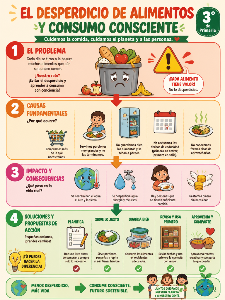 El Desperdicio de Alimentos y Consumo Consciente