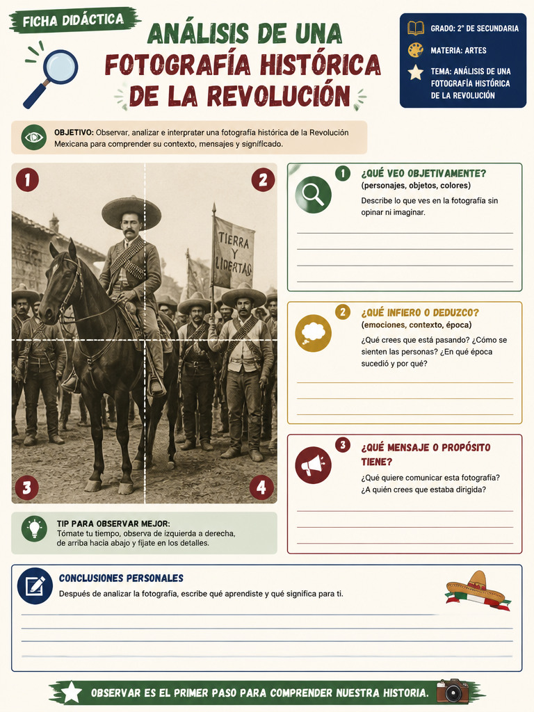 Análisis de una Fotografía Histórica de la Revolución