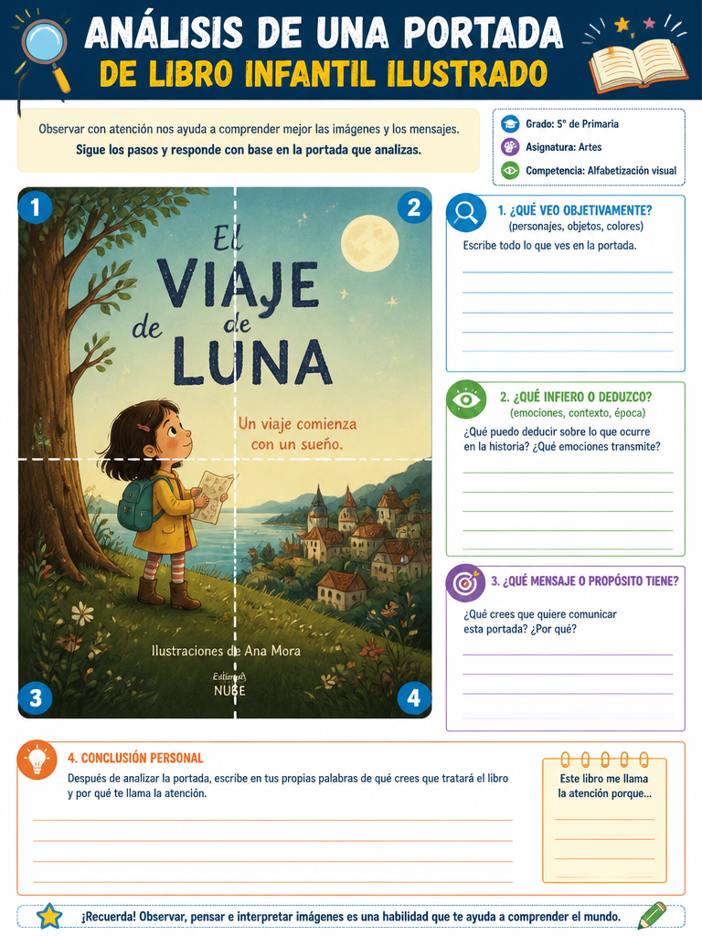 Análisis de una Portada de Libro Infantil Ilustrado