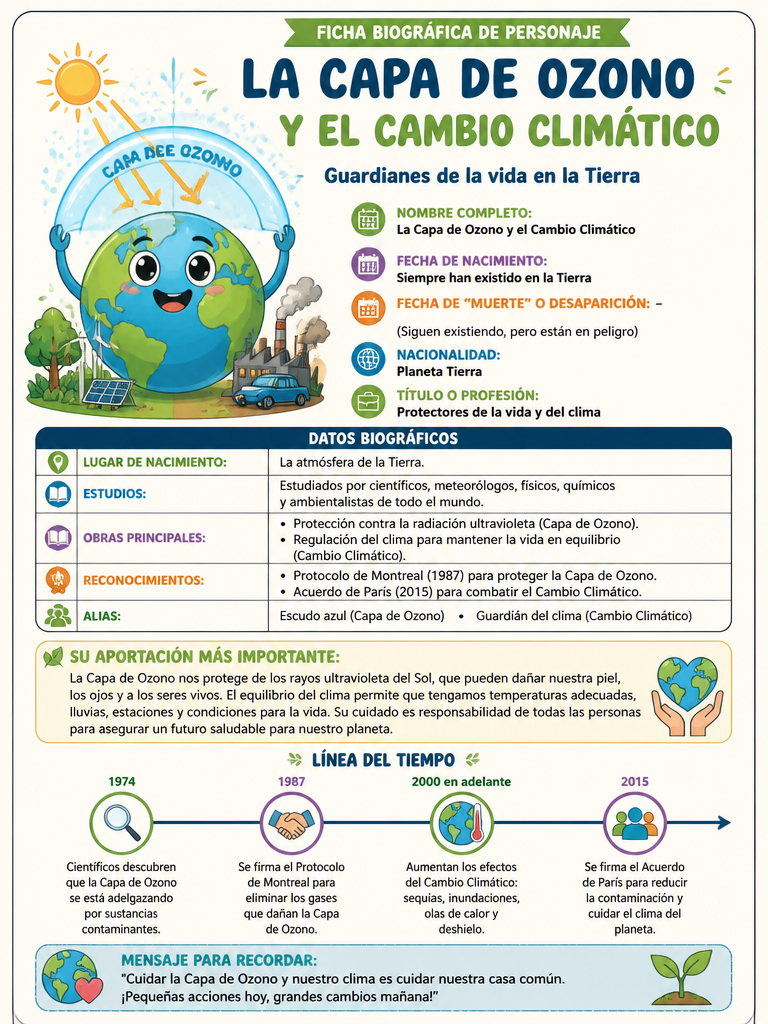 La Capa de Ozono y el Cambio Climático